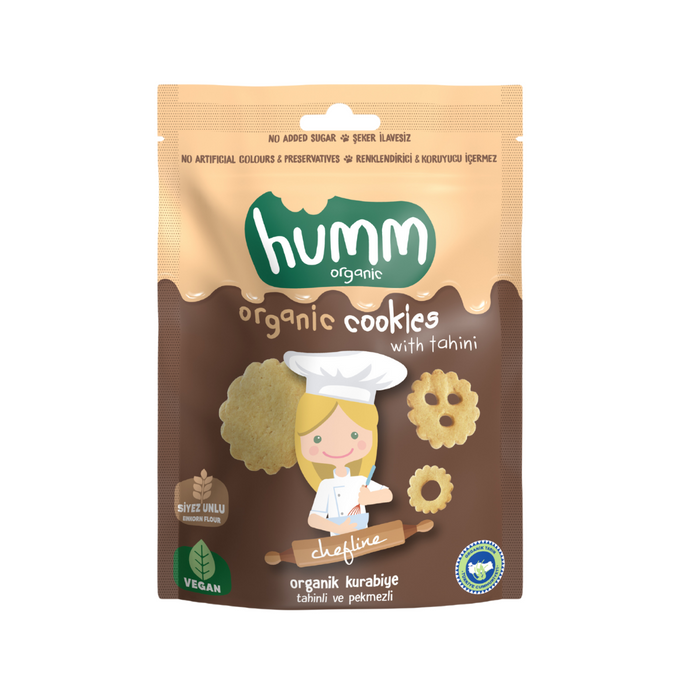 HUMM Organik Tahinli ve Pekmezli Vegan Kurabiye 55g