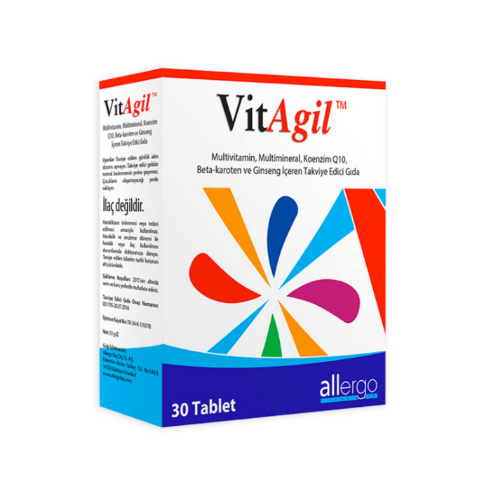 ALLERGO Vitagil Multivitamin Multimineral 30 Tablet