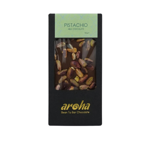 AROHA Antep Fıstıklı Sütlü Çikolata 100g
