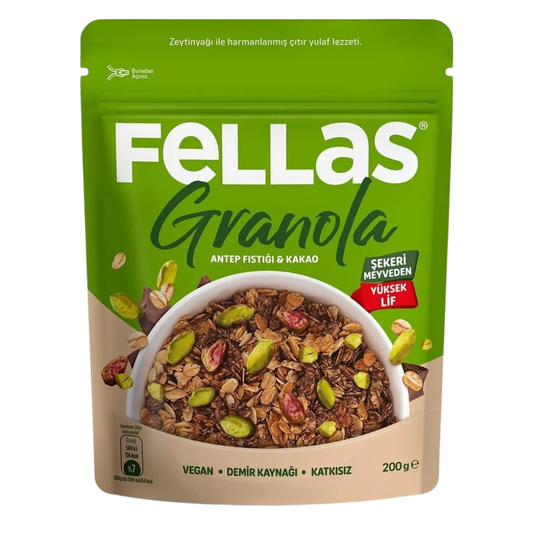 FELLAS Granola - Antep Fıstığı & Kakao 200g