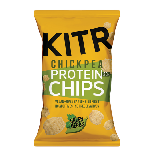 KITR Sebze Yeşillikleri Çeşnili Yüksek Proteinli Nohut Cipsi 50g