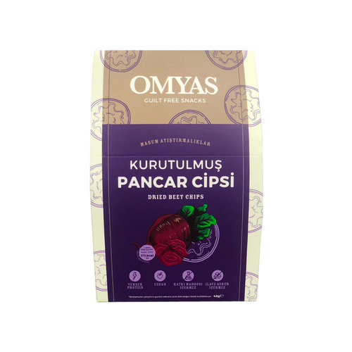 OMYAS Kurutulmuş Pancar Cipsi 40g