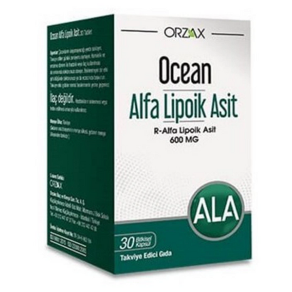 ORZAX Ocean Alfa Lipoik Asit 30 Tablet 600mg