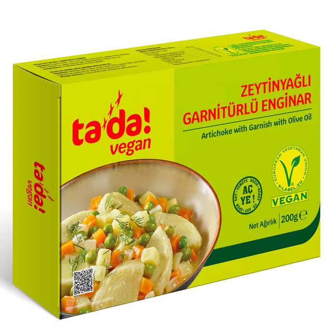 TADA Vegan Zeytinyağlı Garnitürlü Enginar 200g