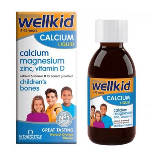 VİTABİOTİCS Wellkid Calcium Liquid Takviye Edici Gıda 150 ml
