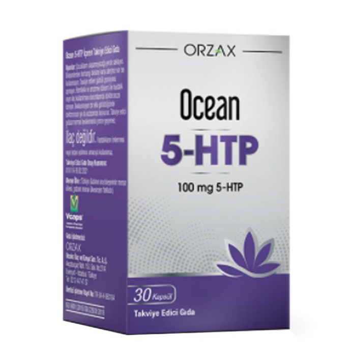 ORZAX Ocean 5-HTP Takviye Edici Gıda 30 Kapsül