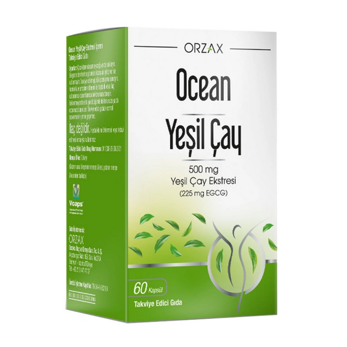 ORZAX Ocean Green Tea Takviye Edici Gıda 60 Kapsül