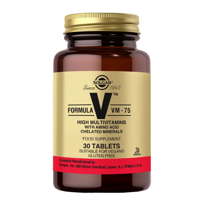 SOLGAR- VM -75- Multivitamin -30 -Tablet