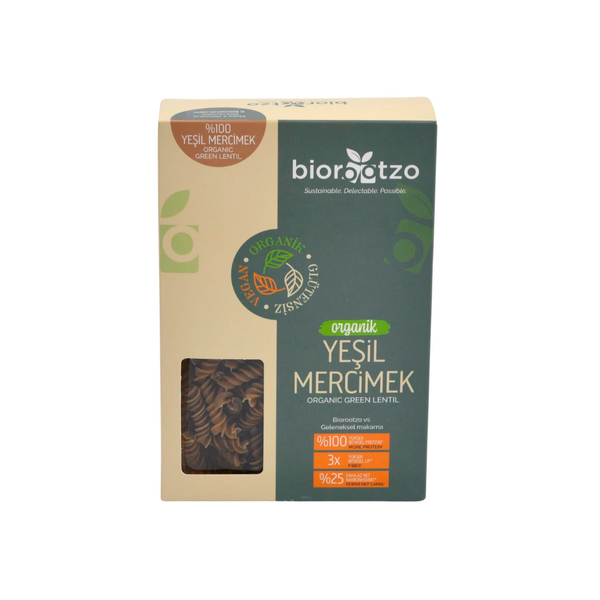 BIOROOTZO Yeşil Mercimek Makarnası 200g