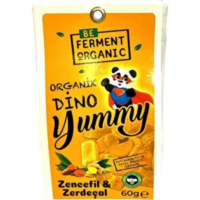 BEFERMENT Organik Zencefil Zerdeçal Yummy 60g