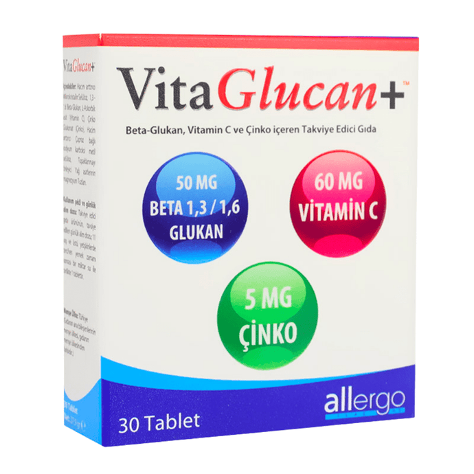 ALLERGO Vitaglucan+ 30 Kapsül