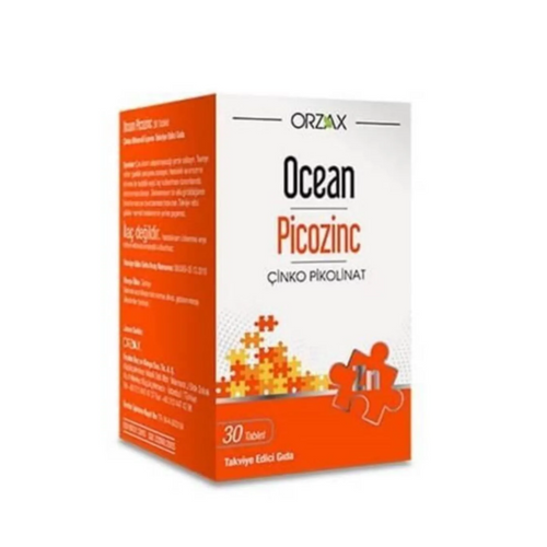 ORZAX Ocean Picozinc Çinko 30 Tablet