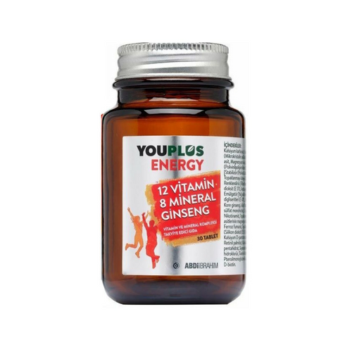 YOUPLUS Energy Vitamin ve Mineral Kompleksi 30 Tablet