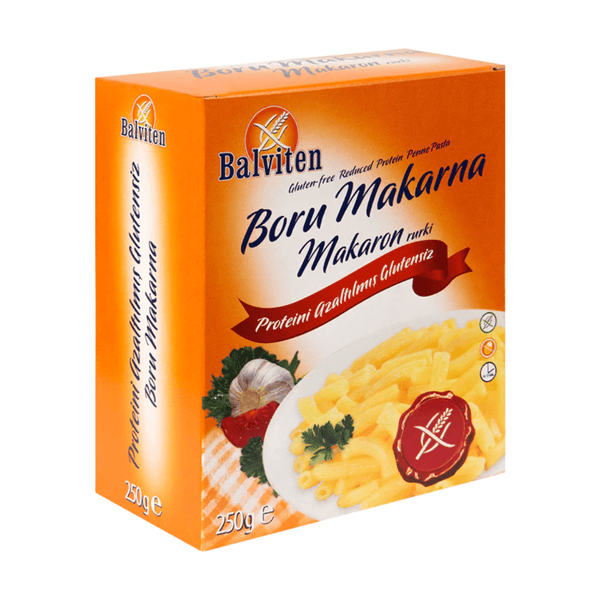 BALVİTEN Proteini Azaltılmış  Glutensiz Boru Makarna 250g