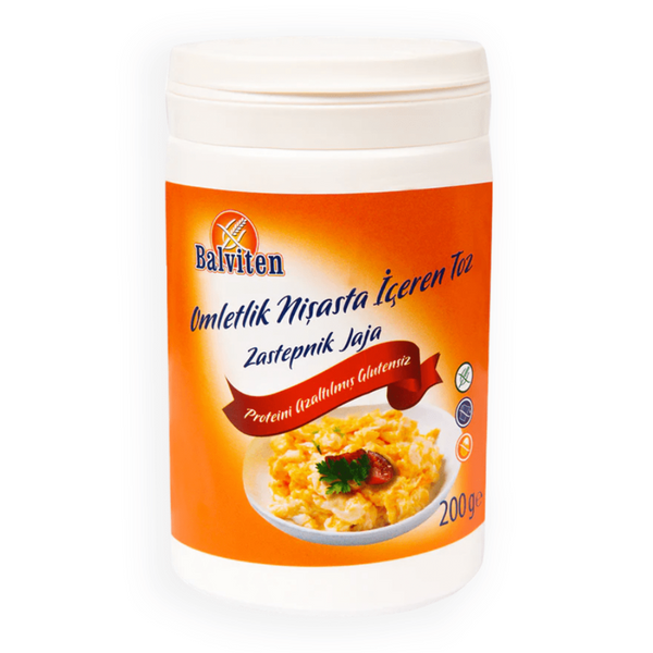 BALVİTEN Proteini Azaltılmış  Glutensiz Omletlik Karışım (Yumurta İkamesi) 200g
