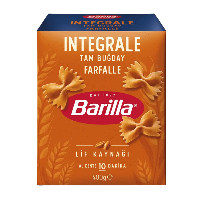 BARİLLA- Tam- Buğday- Kelebek -Makarna -400g