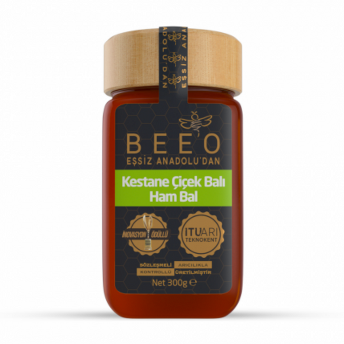 BEE'O Kestane Çiçek Balı (Ham Bal) 300g