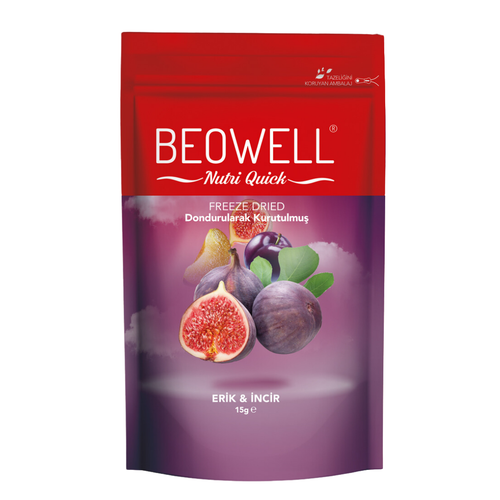 BEOWELL NUTRİTİON Erik& İncir 15g