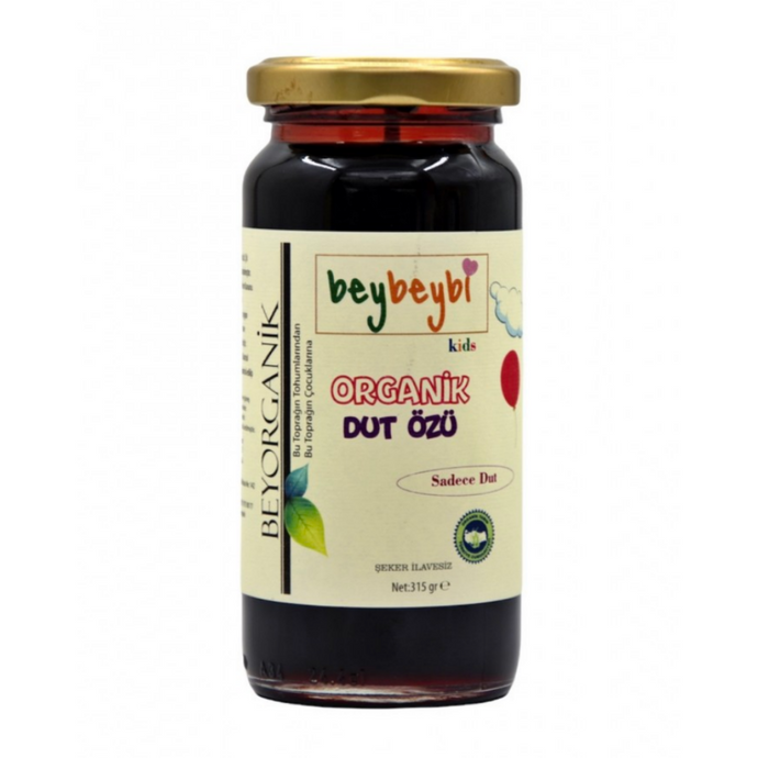 BEYORGANİK Beybeybi Organik Dut Özü 315g ( +8 Ay) (Soğuk sıkım)