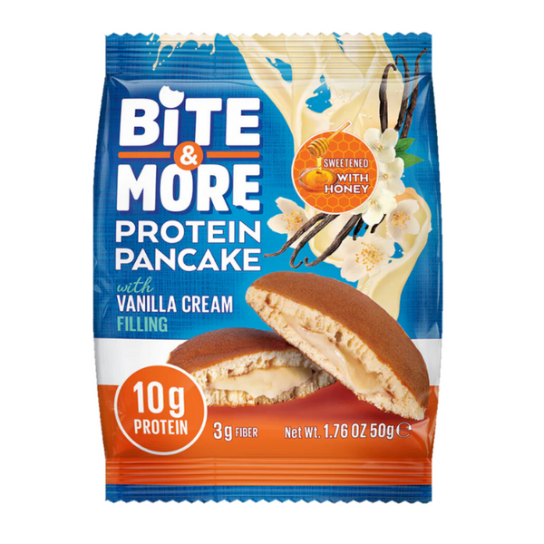 BİTE&MORE Protein Pancake Vanilya 50g