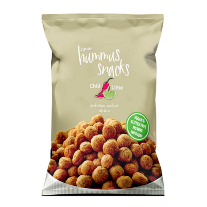 CİPSAŞ Hummus Snacks Chili Lime Nohut Cipsi 45g