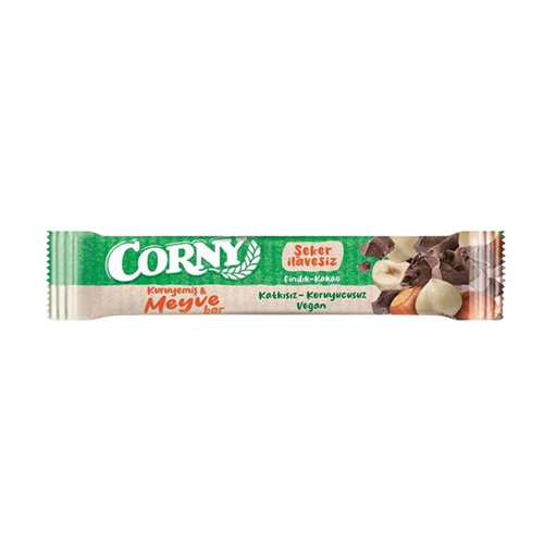 CORNY Kuruyemiş Meyve Bar Fındık-Kakao 35g