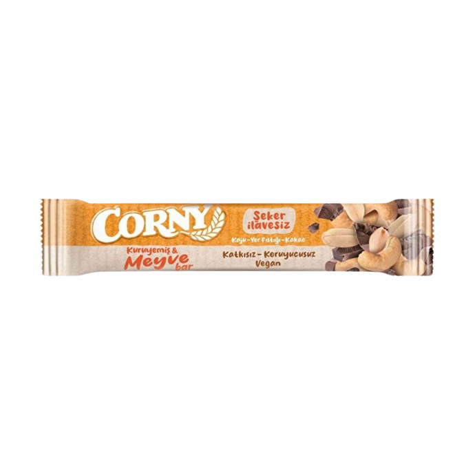 CORNY Kuruyemiş Meyve Bar Kaju-Yer Fıstığı-Kakao 35g