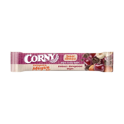 CORNY Kuruyemiş Meyve Bar Vişne-Fındık-Kakao 35g