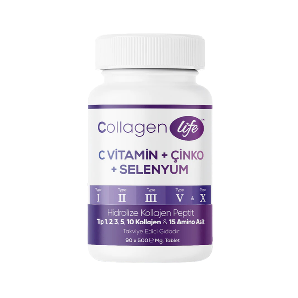 COLLAGEN LİFE 5 Tip Kolajen 90 Tablet