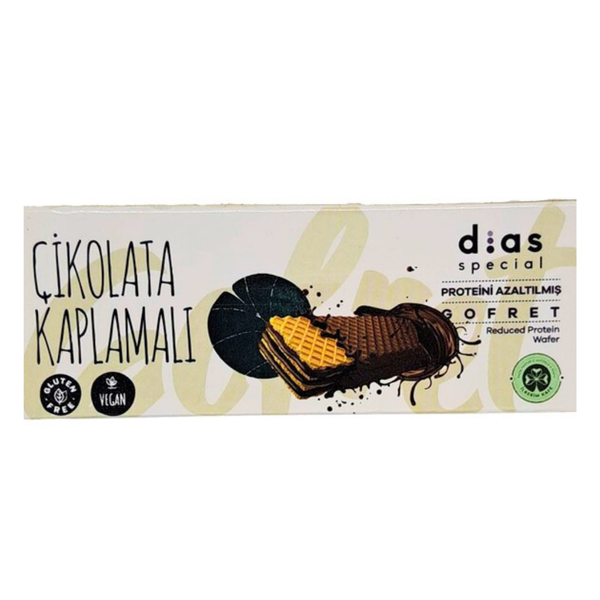 DİAS SPECİAL Düşük Proteinli Çikolata Kaplı Gofret 23g