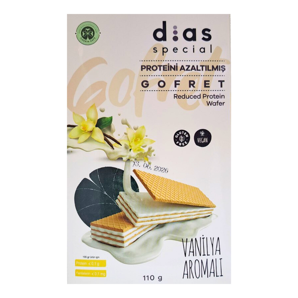 DİAS SPECİAL Sade Gofret 110g (Vanilyalı)