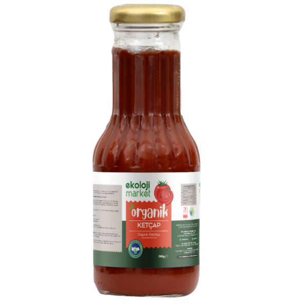 EKOLOJİ MARKET Organik Ketçap Tatlı Şişe 280g
