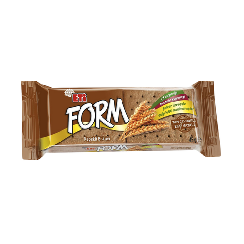 ETİ Form Tam Çavdarlı Ekşi Mayalı Kepekli Bisküvi 45 g