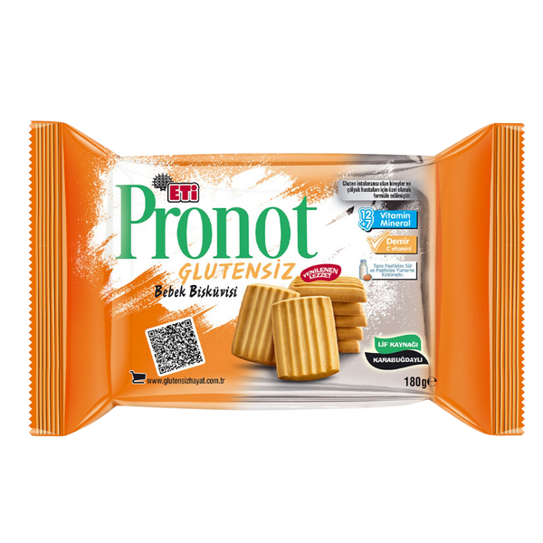 ETİ Pronot Glutensiz Bebek Bisküvisi 180 G