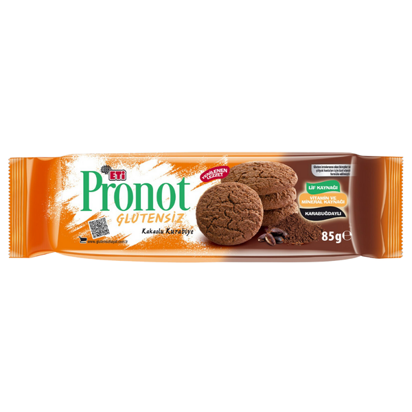 ETİ Pronot Glutensiz Kakaolu Kurabiye 85 G