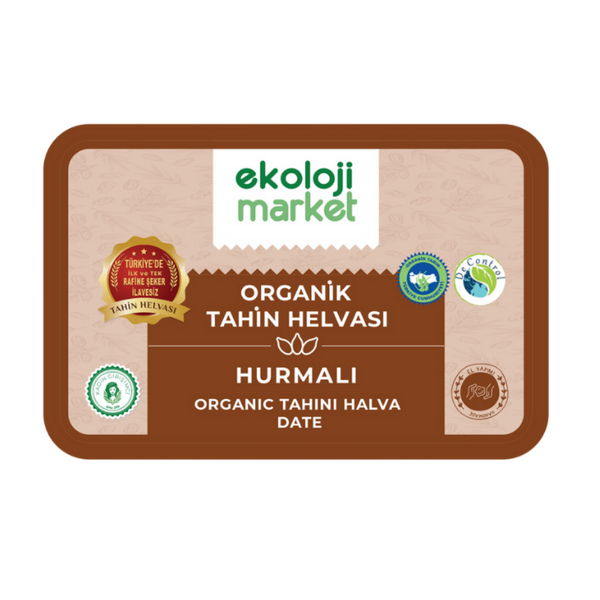 EKOLOJİ MARKET Organik Tahin Helvası Hurmalı 200g