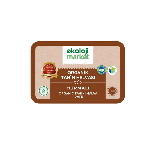 EKOLOJİ MARKET Organik Tahin Helvası Hurmalı 200g