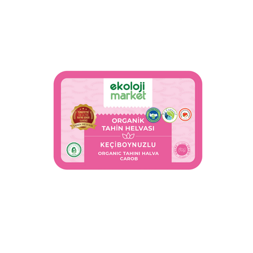 EKOLOJİ MARKET Organik Tahin Helvası Keçiboynuzlu 200g