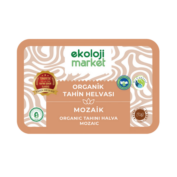 EKOLOJİ MARKET Organik Tahin Helvası Mozaik 200g