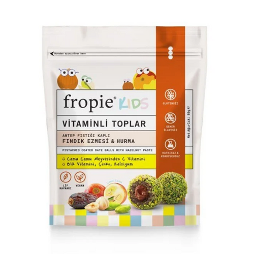 FROPIE Fındık Ezmeli ve Hurmalı Vitaminli Toplar 80g