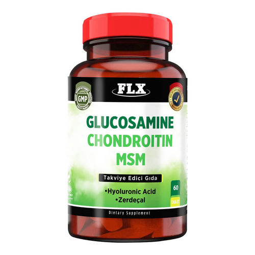 FLX Glucosamine Chondroitin Msm Hyaluronic Asit Zerdeçal 60 Tablet
