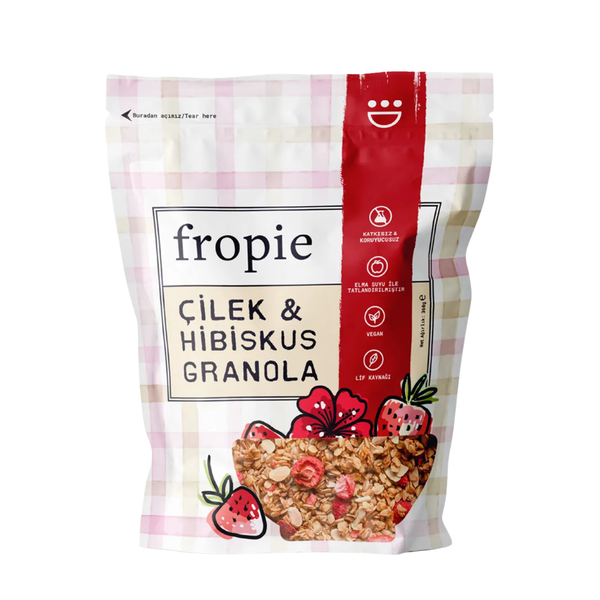 FROPİE Çilek & Hibiskus Granola 360g