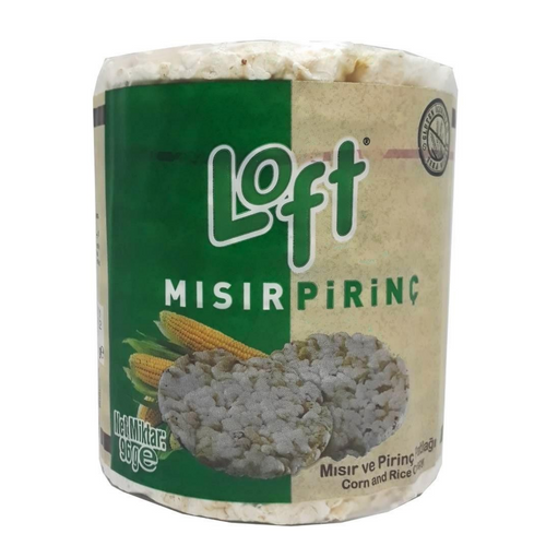 GLUTENSİZ FABRİKA Loft Mısır ve Pirinç Patlağı 96g