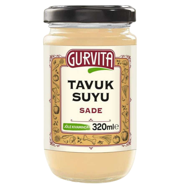 GURVİTA Tavuk Suyu Sade 320ml