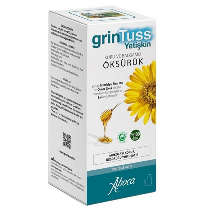 GRİNTUSS Öksürük Şurubu Yetişkin 128 gr