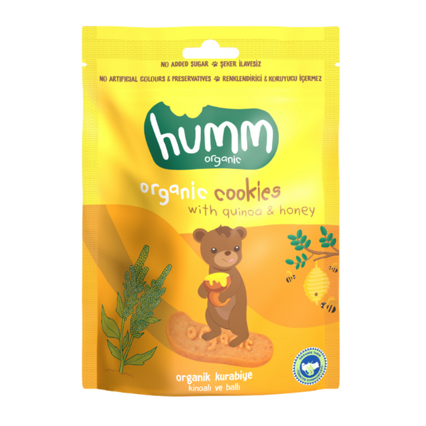 HUMM ORGANİC Organik Ballı Kinoalı Kurabiye 55g