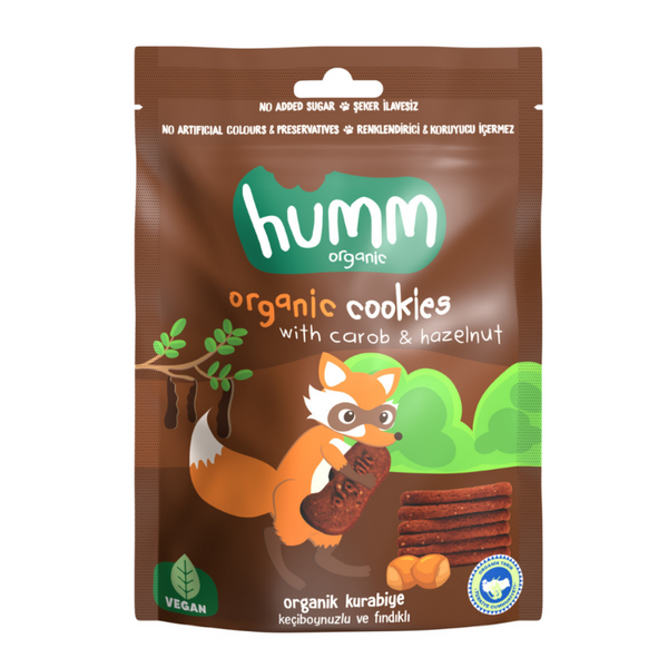 HUMM Organik Keçiboynuzlu Fındıklı Vegan Kurabiye 55g