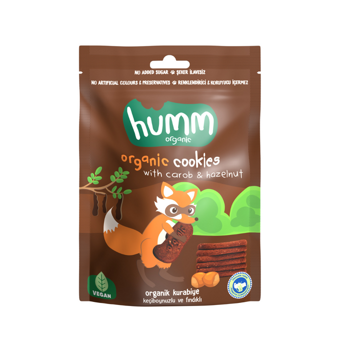 HUMM Organik Keçiboynuzlu Fındıklı Vegan Kurabiye 55g