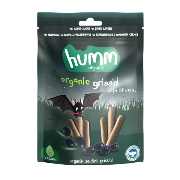HUMM Organik Vegan Zeytinli Grissini 55g
