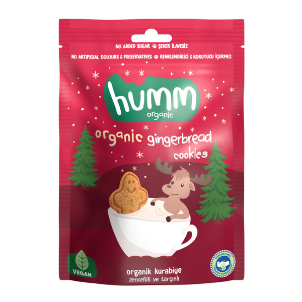 HUMM Organik Zencefilli Tarçınlı Vegan Kurabiye 55g